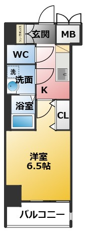 S-RESIDENCE名駅北alesia(アレシア)の間取り