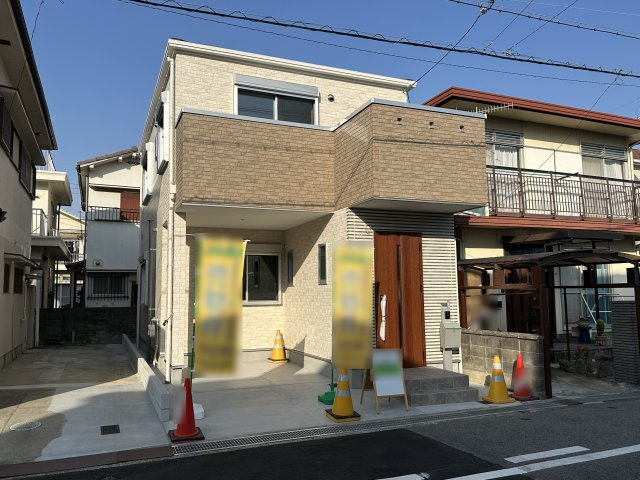 明石市藤が丘1丁目新築戸建の前面道路含む現地写真