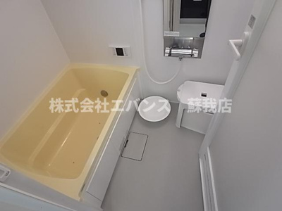 【浴室】 | レガーロ千葉中央 | 落ち着いた空間のお風呂です