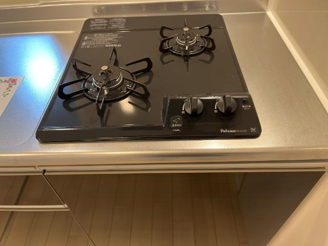 八街市大木　アパート新築工事のキッチン|ビルトインコンロ（イメージ）