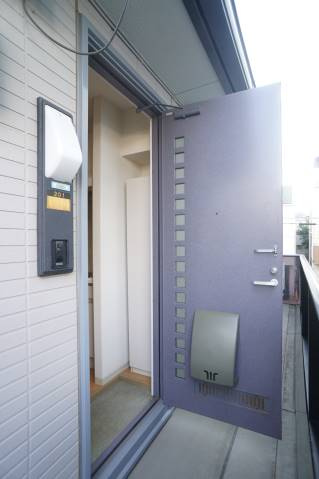 アンソレイユの玄関