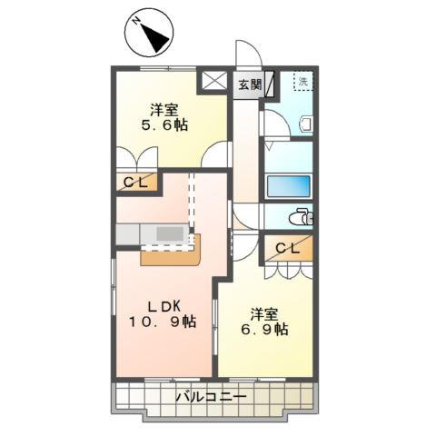 パイン・ツリーの間取り