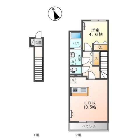 シャイン　ハートⅡの外観|外観写真（昼）