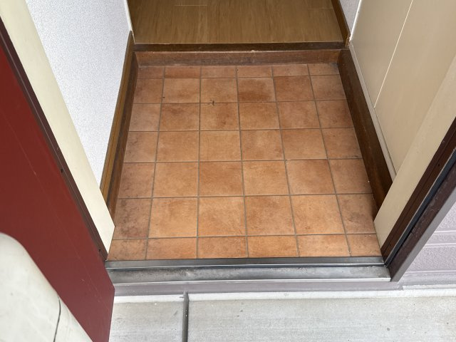 サンライズ青山の玄関