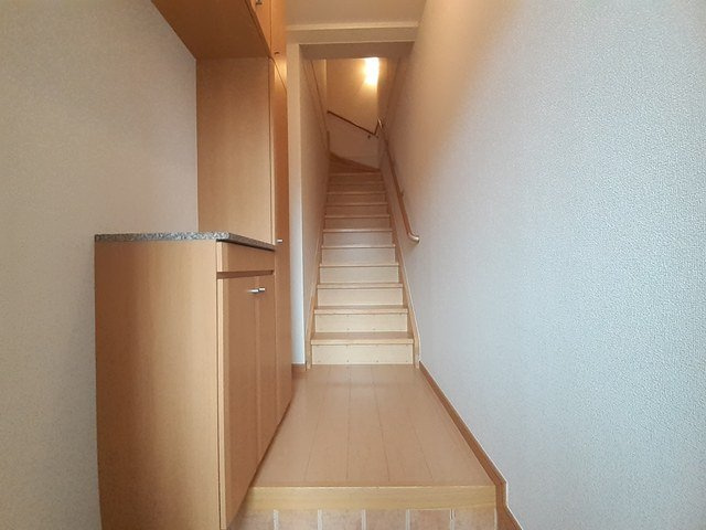 フレミールＡの玄関
