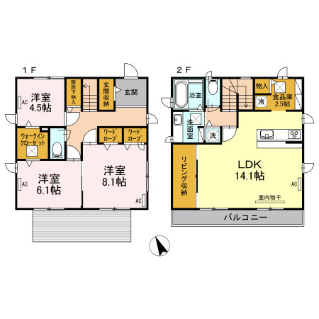 ディアコート（戸建）の間取り