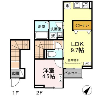 【間取り】 | D-room内山　Ⅴ