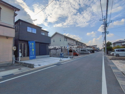 【前面道路含む現地写真】 | 岡崎市六名南1期