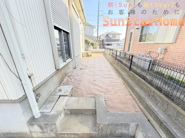 【サンスターホーム】あきる野市野辺　オール電化中古戸建の庭