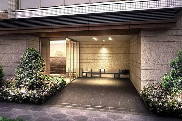 墨田区亀沢４丁目の賃貸マンションのエントランス