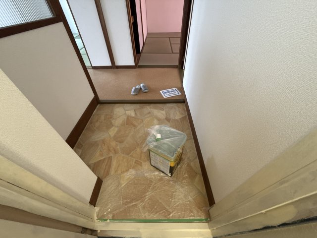 溝口ハイツの玄関