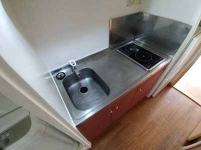 【キッチン】 | レオパレスメイゾンチュトワイエ | シングルレバー設置　シンク広めです♪