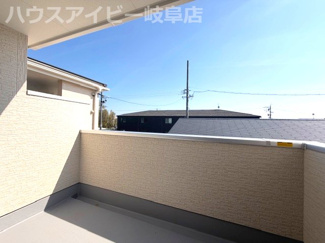 【バルコニー】 | 各務原市川島小網町新築建売全4棟！お車スペース3台可能！長期優良住宅！耐震等級3・住宅性能評価書取得 | 各務原市川島小網町新築建売全4棟！お車スペース3台可能！長期優良住宅！耐震等級3・住宅性能評価書取得！