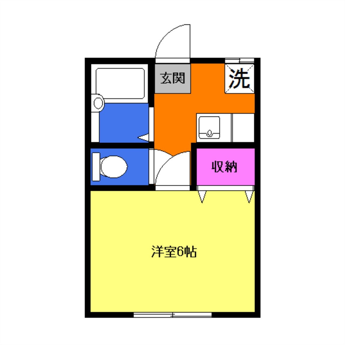 森久保ハイムの間取り|間取りは現況優先