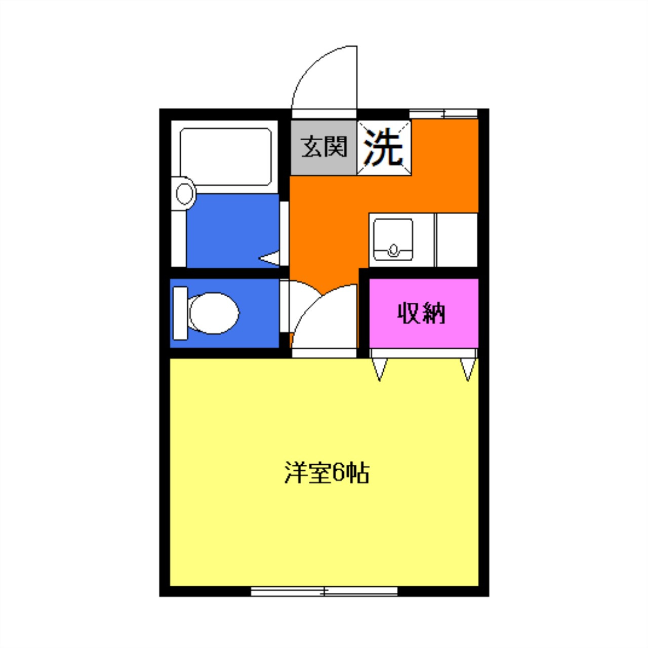 森久保ハイムの間取り|間取りは現況優先