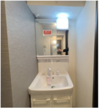 ライフフィールド塚本GRACEの洗面所