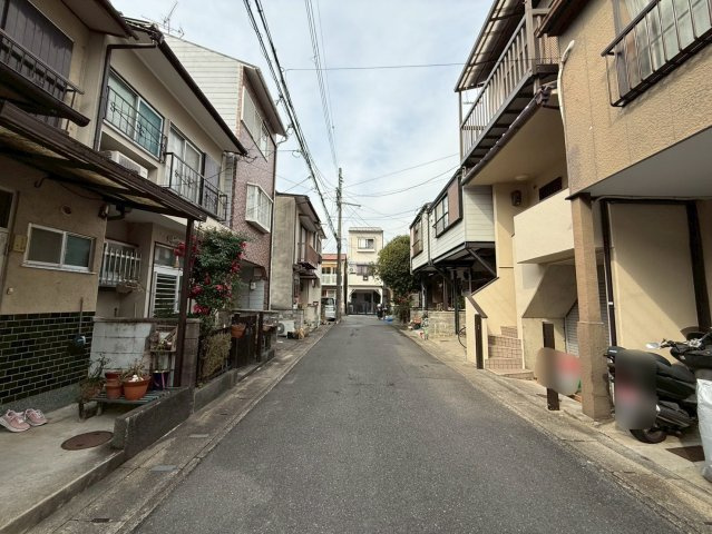 太秦面影町の前面道路含む現地写真