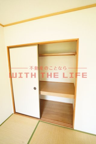 ネオポリス津福【キャッシュバック対象物件】の収納|収納のためのスペースです