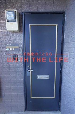 ネオポリス津福【キャッシュバック対象物件】の玄関|毎日通る玄関はこちらです
