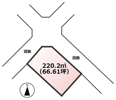 【土地図】 | 太宰府市梅香苑4丁目土地
