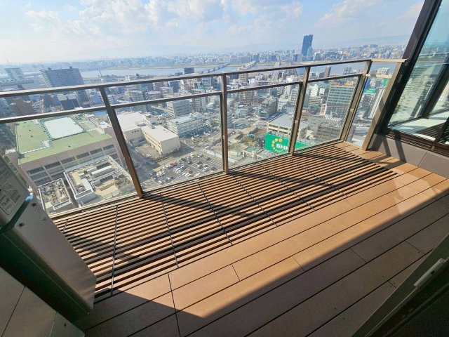 グラングリーン大阪 THE NORTH RESIDENCEのバルコニー