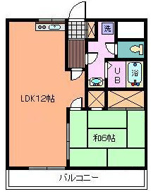 サンロード中浦和Ⅱの間取り