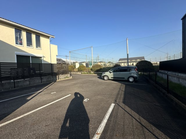 ふれあいハイツの駐車場