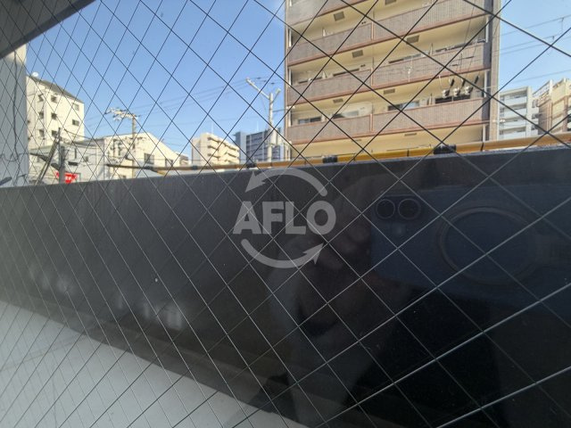 アルカ九条のバルコニー