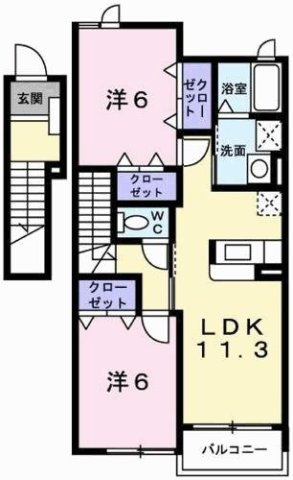 フォルストⅡの間取り