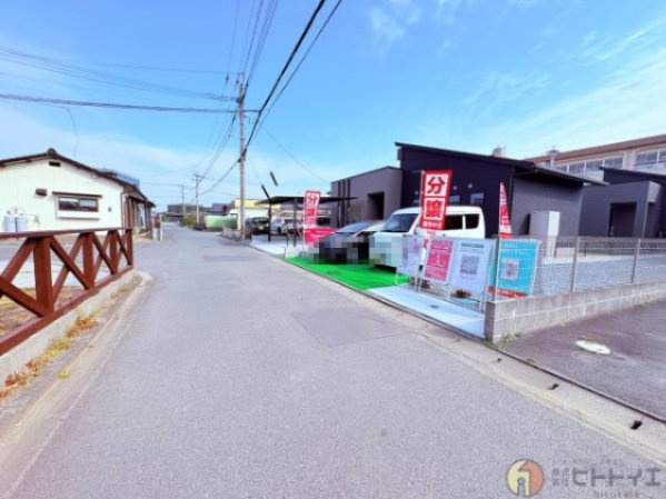 タマタウン岡山小北の前面道路含む現地写真