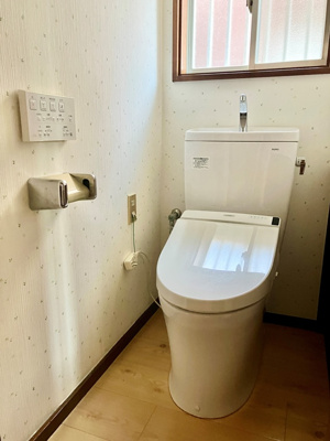 【トイレ】 | 緑丘戸建 | ゆったりとした空間のトイレです