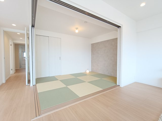 パークフィールドみさとテラ・ウェスト2街区２号館　の和室|和室、ちょっとしたくつろぎスペースにいかがでしょうか