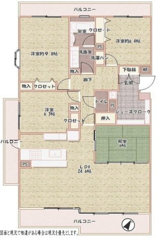 パークフィールドみさとテラ・ウェスト2街区２号館　のその他|間取図です