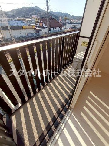 D-roomKGのバルコニー|同建物内別部屋の写真です。