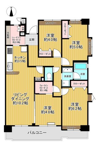 ハイラーク戸田公園の間取り