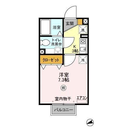 ジュネス・モナリエの間取り|間取図