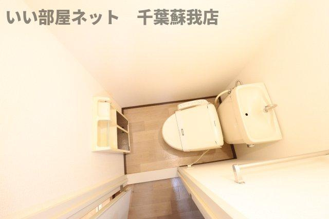 ファーストターフ鎌取　Ｂのトイレ|トイレです