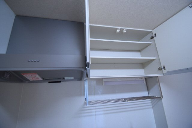 トップⅤのキッチン|キッチン上部