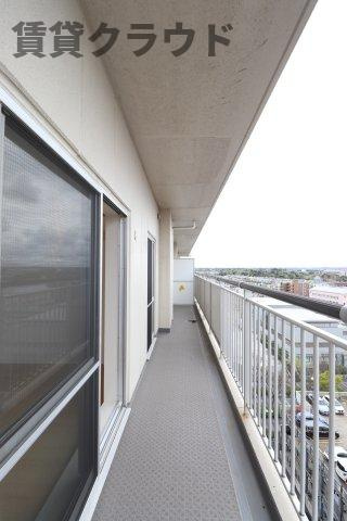 オーシャンビュー壱番館のバルコニー|お洗濯にも便利なバルコニー付き