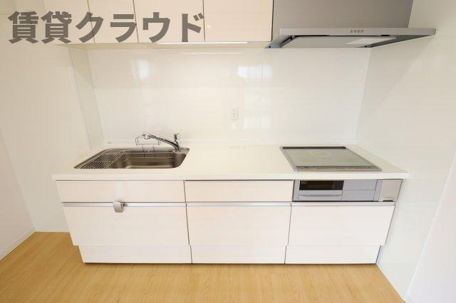 オーシャンビュー壱番館のキッチン|きれいなキッチンです