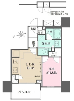 【間取り】 | ザ・パークハウス品川荏原中延