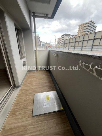 エスリードレジデンス梅田マークスのバルコニー|バルコニー付きです