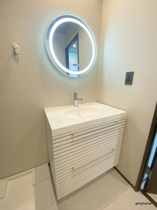 ブエナビスタ難波サウスタワー　仲介手数料無料の洗面所