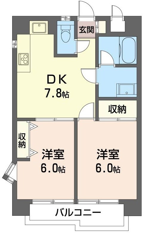国立クリスタル石川の間取り