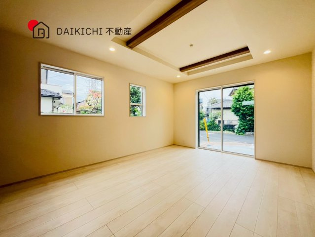 【居間・リビング】 | 桶川市大字坂田　新築戸建　全2棟　1号棟