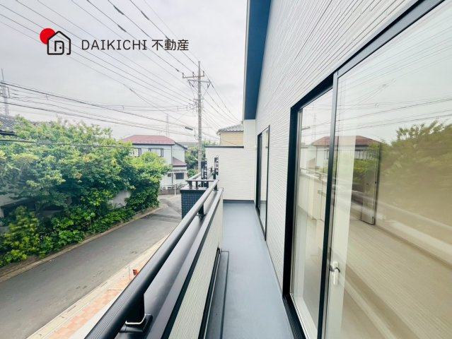 【バルコニー】 | 桶川市大字坂田　新築戸建　全2棟　1号棟
