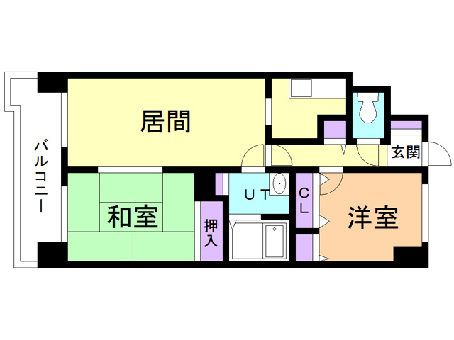 ティアラ高砂ハイツの間取り