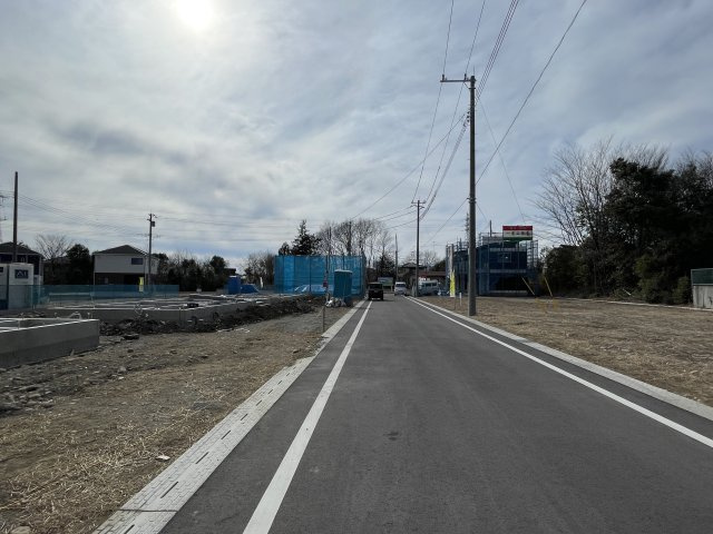 新築戸建・新築建売　那須塩原市豊浦南町第5　共英小・厚崎中の前面道路含む現地写真|同社施工例