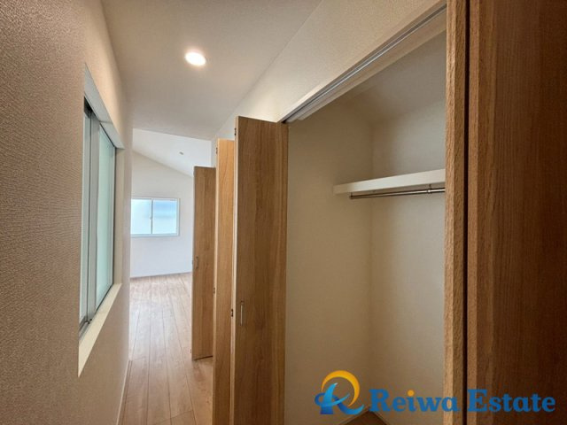 新築戸建　茅ヶ崎市堤の収納|家族それぞれの部屋に収納があるため、個人の持ち物を整理しやすくなります。