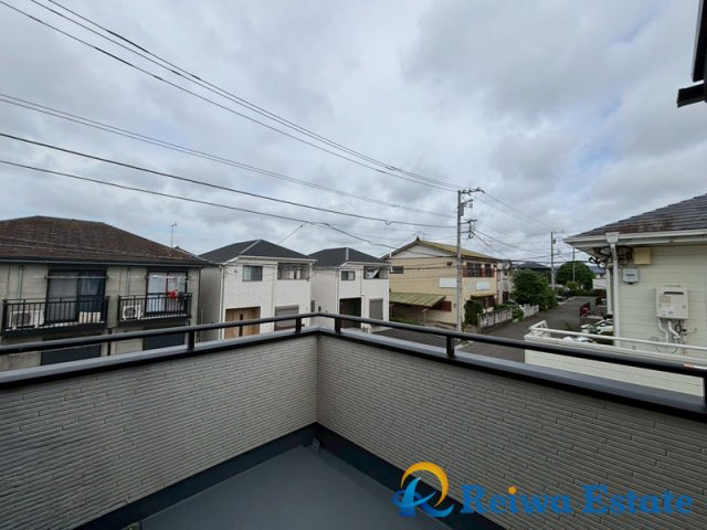 新築戸建　茅ヶ崎市堤のバルコニー|戸建てを中心とした住宅街で開放的な眺望♪